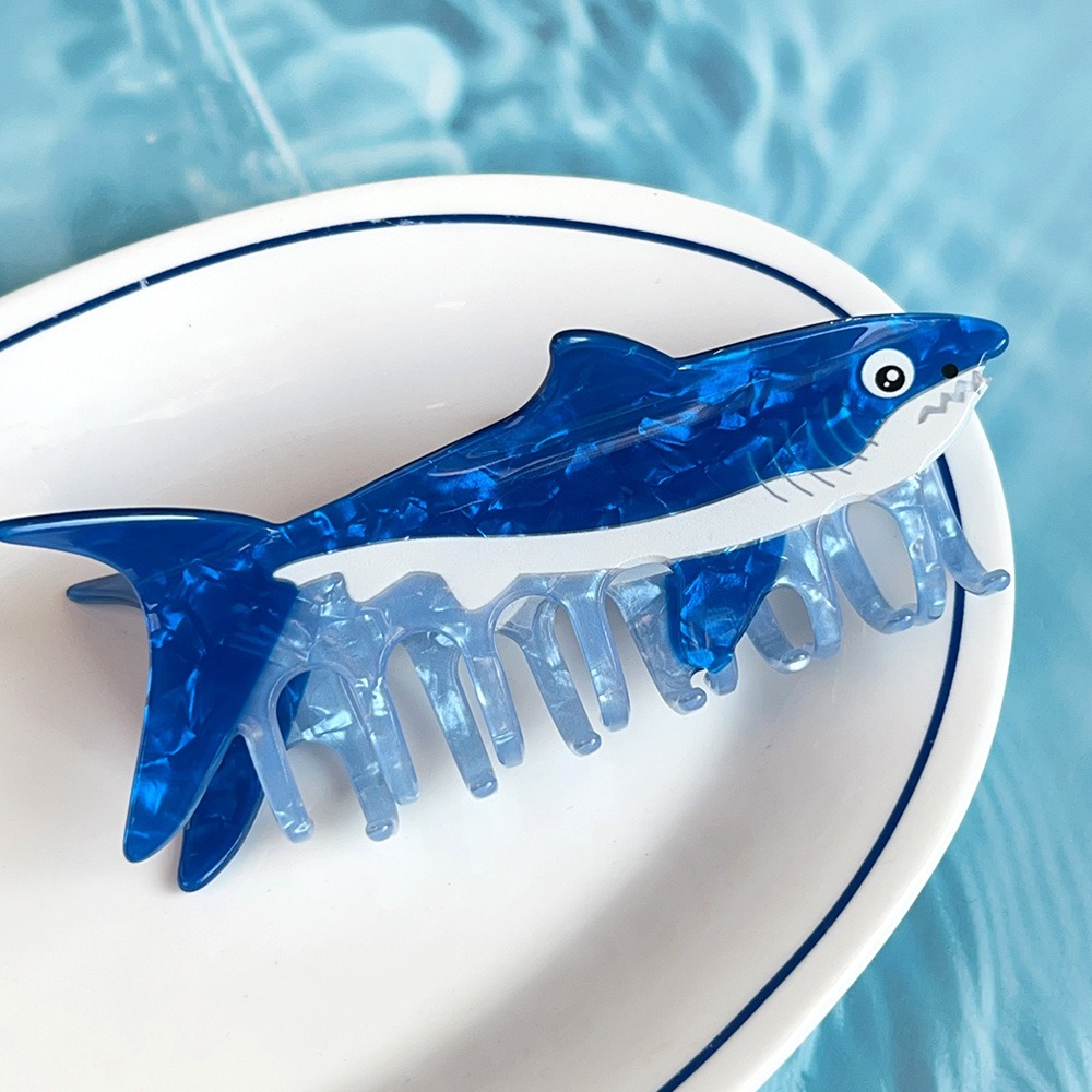 Korean Lifestyle & Kids Boutique - Hairpin Ocean Animal Hair Claw Goldfish