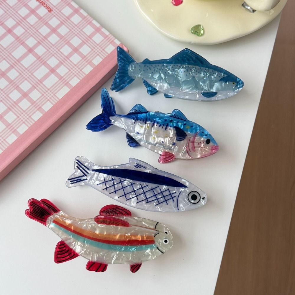 Hairpin Ocean Animal Hair Claw - Korean Lifestyle & Kids Boutique 评论和价格