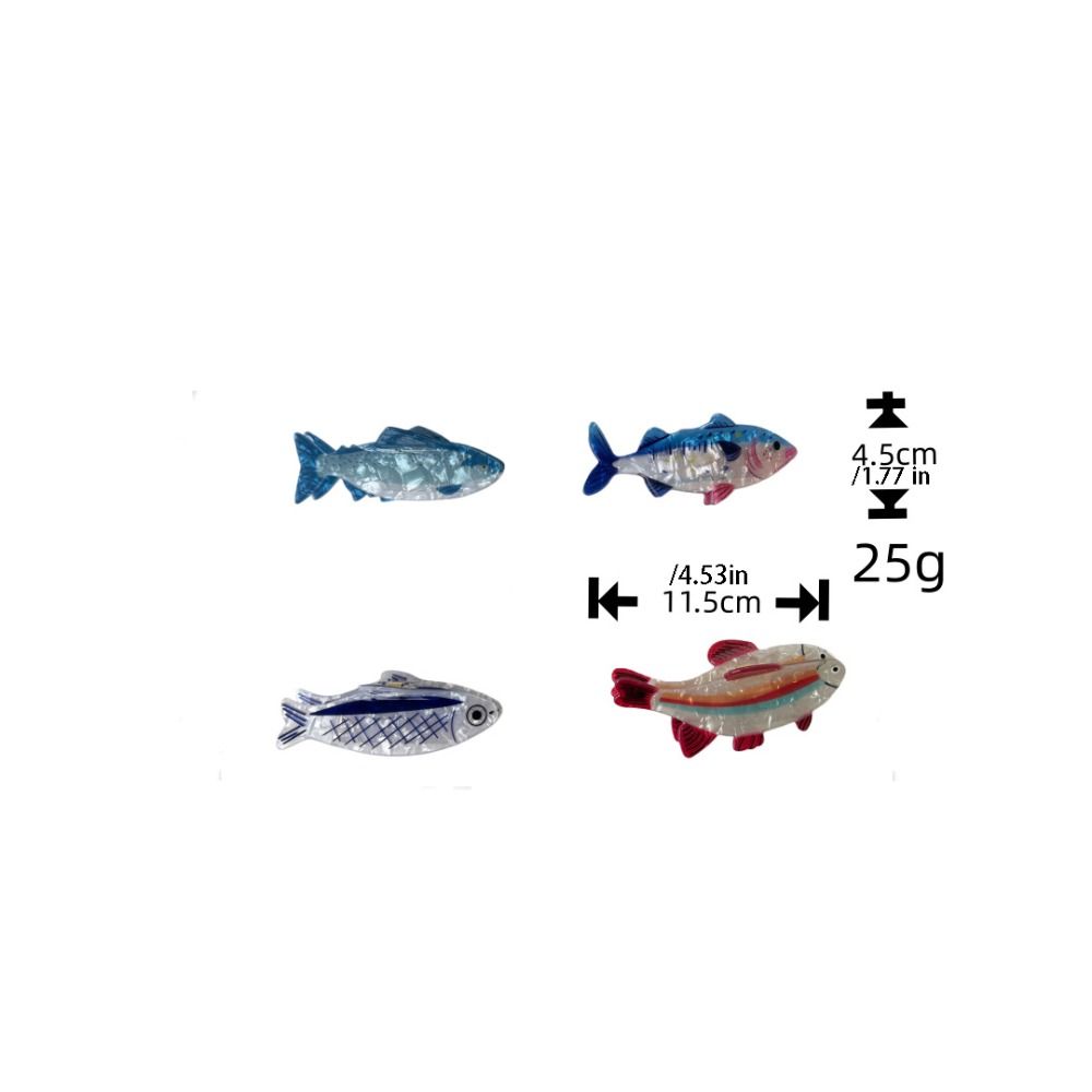 Hairpin Ocean Animal Hair Claw - Korean Lifestyle & Kids Boutique 评论和价格