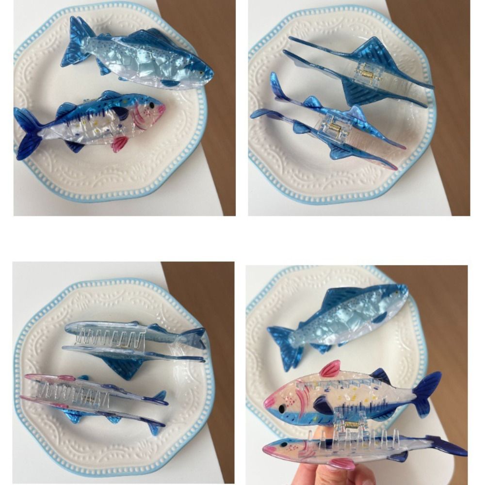 Hairpin Ocean Animal Hair Claw - Korean Lifestyle & Kids Boutique 评论和价格