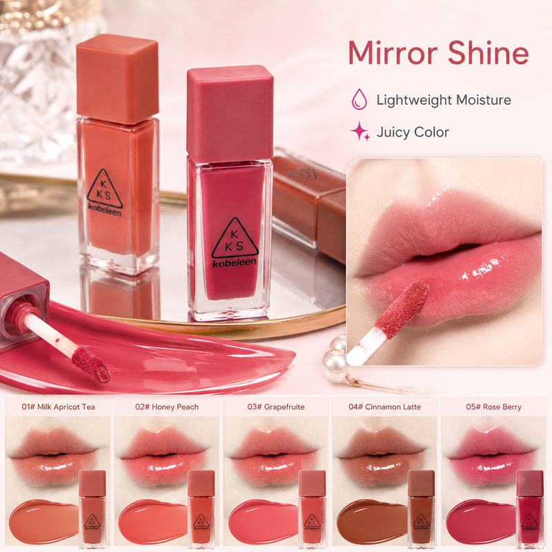 K-Beauty Juicy Glass Lip Gloss - Lip Tint Korean 评论和价格