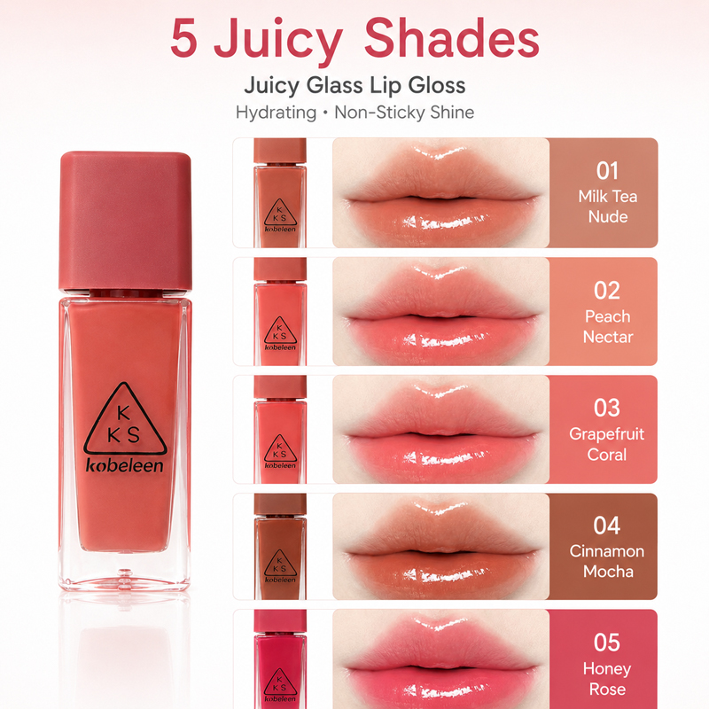 K-Beauty Juicy Glass Lip Gloss - Lip Tint Korean 评论和价格