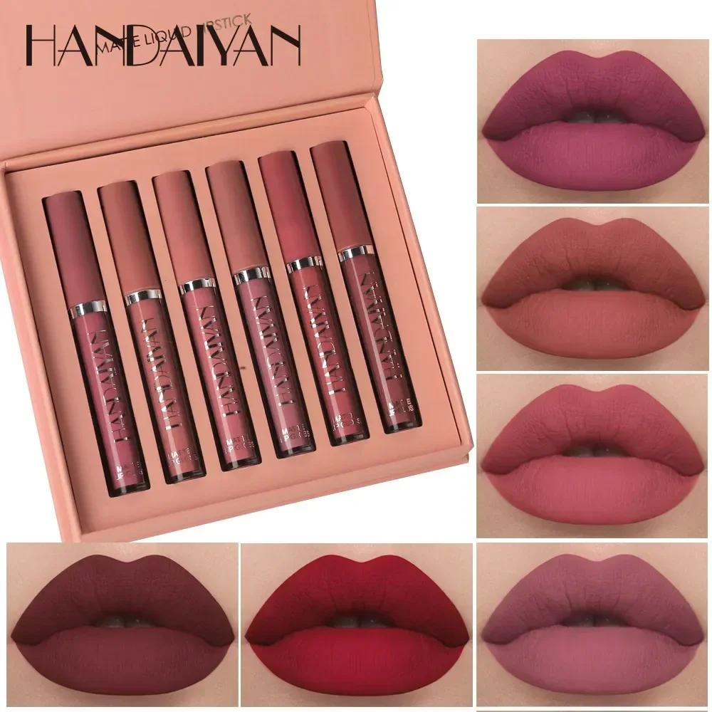 HANDAIYAN 6 PCS Lipstick Set M - Lip Tint Korean 评论和价格