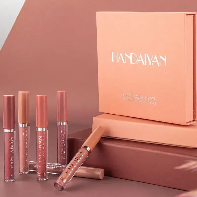 HANDAIYAN 6 PCS Lipstick Set M - Lip Tint Korean 评论和价格