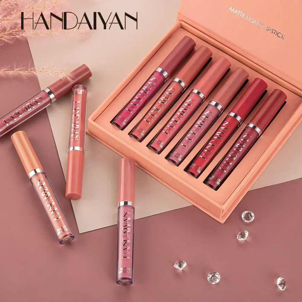 HANDAIYAN 6 PCS Lipstick Set M - Lip Tint Korean 评论和价格