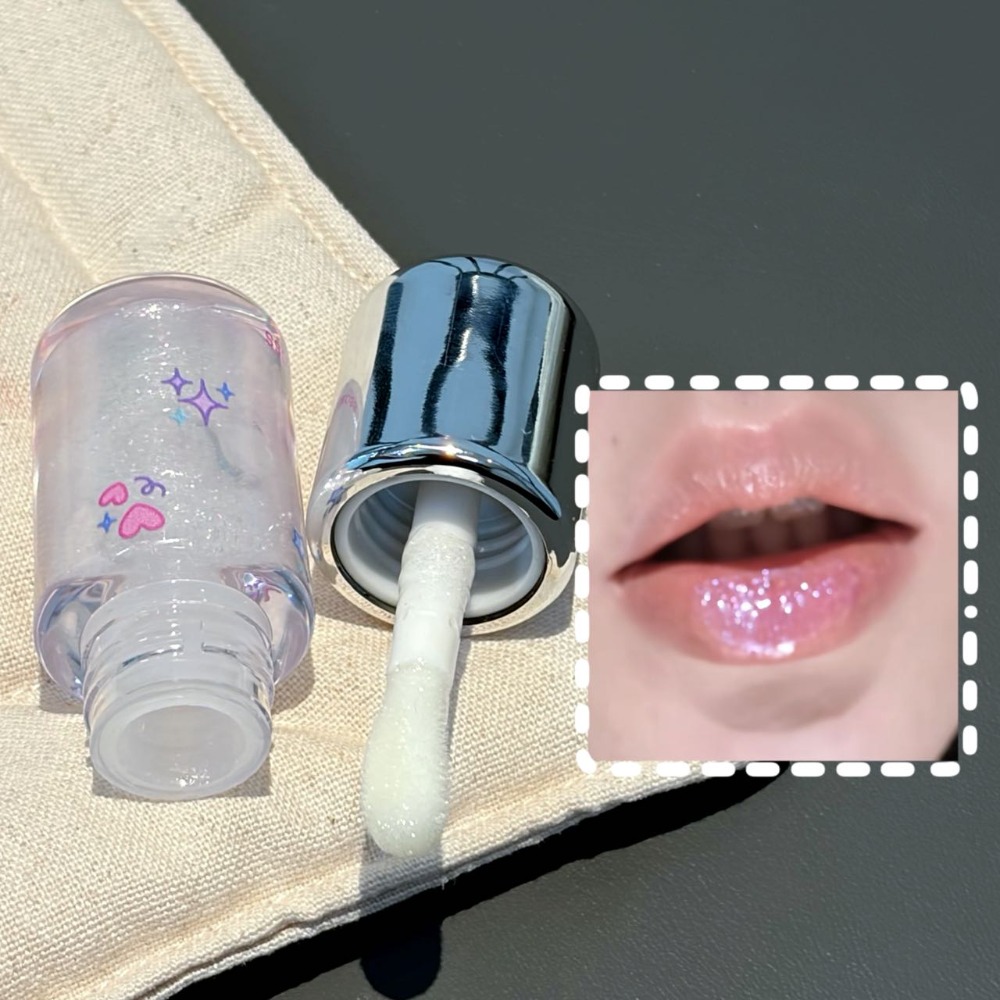 Baby Blue Sparkling Lip Gloss  - Lip Tint Korean 评论和价格