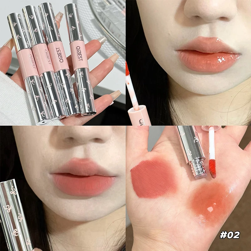 QIBEST Double Head Matte Velve - Lip Tint Korean 评论和价格