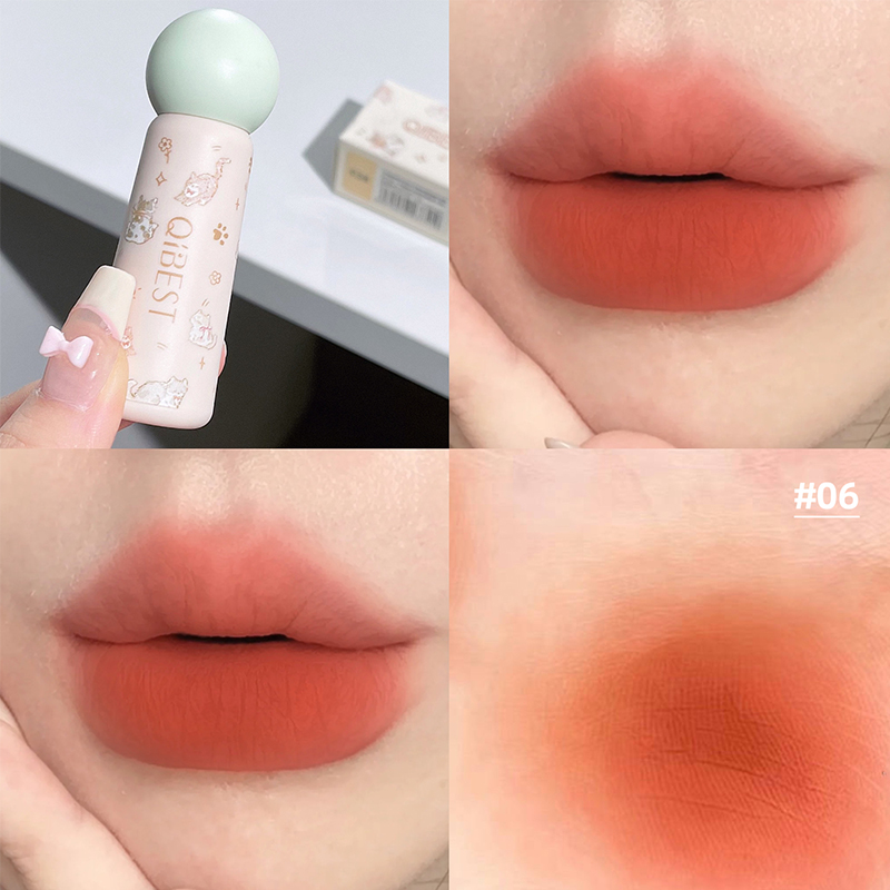 QIBEST Cute Velvet Matte Lip M - Lip Tint Korean 评论和价格
