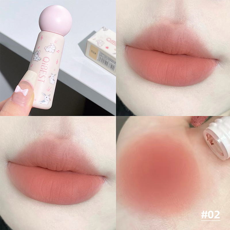 QIBEST Cute Velvet Matte Lip M - Lip Tint Korean 评论和价格