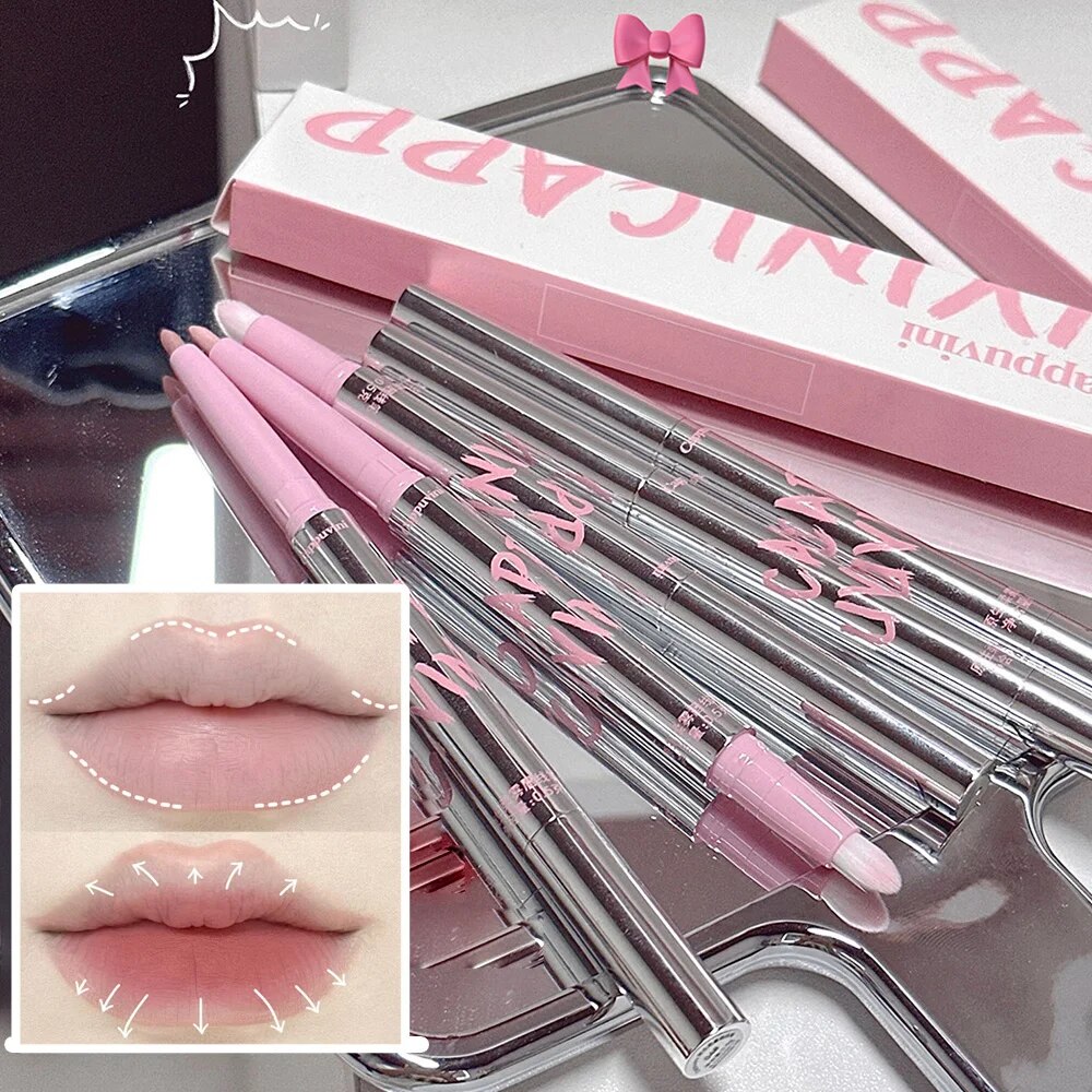 Nude Lip Liner with Lip Brush  - Lip Tint Korean 评论和价格