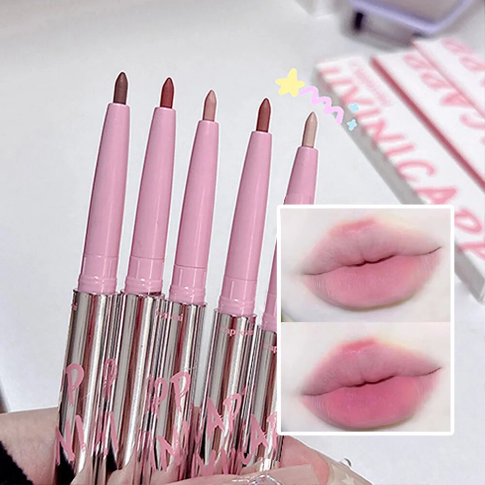 Nude Lip Liner with Lip Brush  - Lip Tint Korean 评论和价格